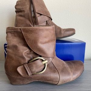 Women’s Brown Baretrap Ankle Booties